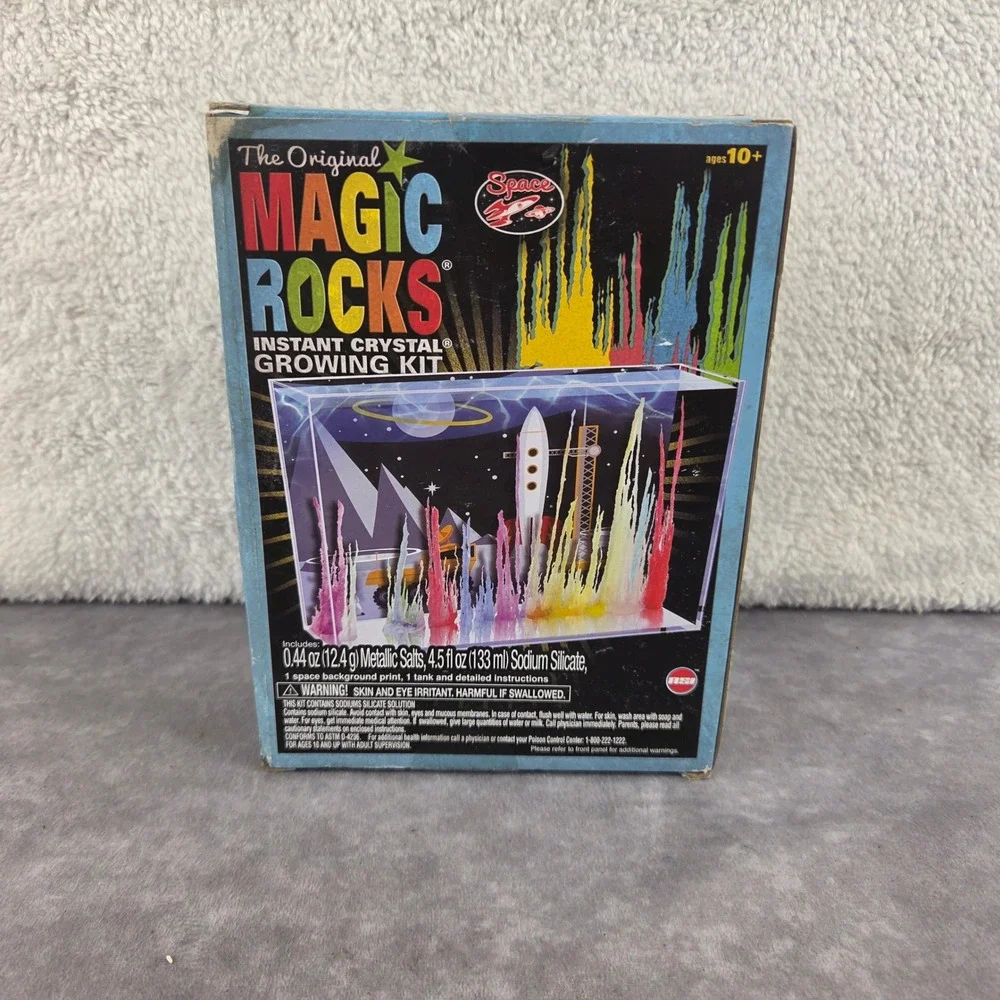 NASA Constellation Projector & Magic Rocks Instant Crystal Growing Kit Bundle